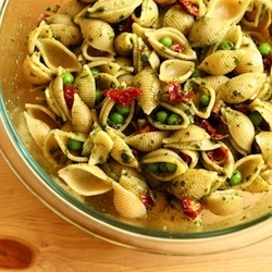 Shells with Pesto