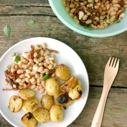 Summer Bean Salad & Potatoes