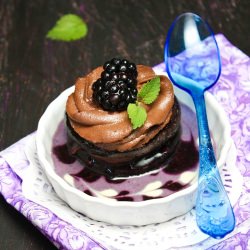 Chocolate Pavlovas