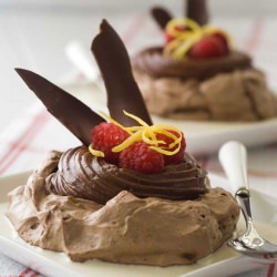 Chocolate Pavlovas