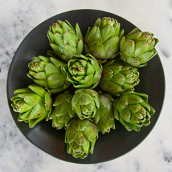 Grilled Marinated Baby Artichokes