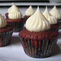 Mini Red Velvet Cupcakes