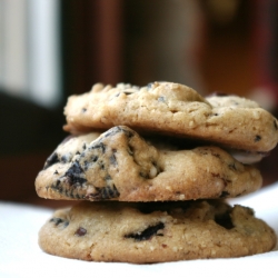 Oreo-studded Peanut Butter Cookies