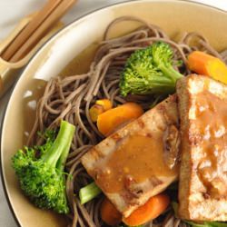 Tofu with Soba Noodles