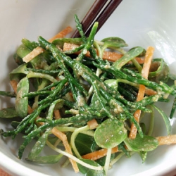 Sea Asparagus Gomaae