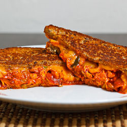 Kimchi Chicken Melt Sandwich