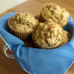 Candied Ginger Zucchini Muffins