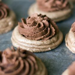 Double Chocolate Pavlovas