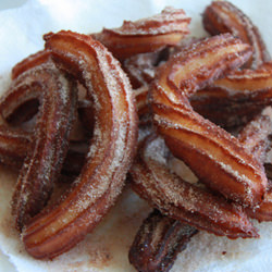 Churros con Azúcar de Canela