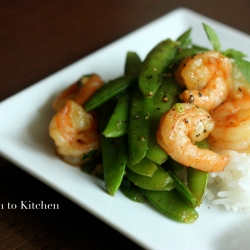 Sugar Snap Peas w/Shrimp