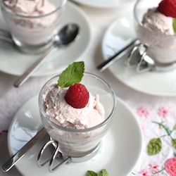 Raspberry Chambord Ice Cream