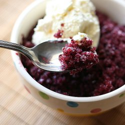 Blueberry-Pomegranate Granita