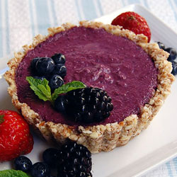 Mini Raw Mixed Berries Cheesecake