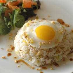 Ginger Fried Rice with an Egg