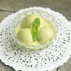 Lemon Basil Ice Cream!