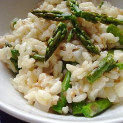 Risotto with Morels and Asparagus