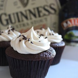 Guinness and Bailey’s Cupcakes