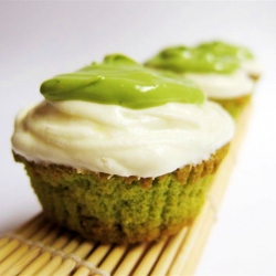 Matcha and White Chocolate Cupcake