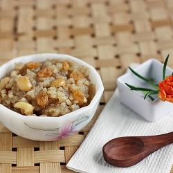 Indian Jaggery-Ghee Rice Pudding