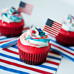 Flag Cupcakes