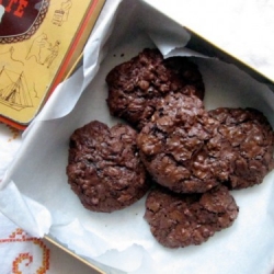 Chocolate Puddle Cookies