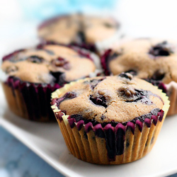 Blueberry Almond Flour Muffins