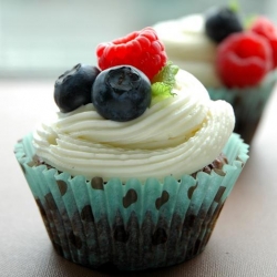 Flourless Chocolate Almond Cupcakes