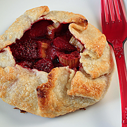 Strawberry-Rhubarb Crostatas