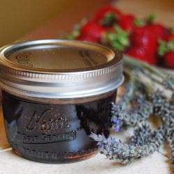 Canned Strawberry Lavender Jam