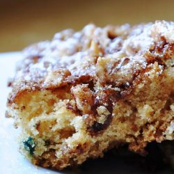 Eggless Blueberry Coffee Cake