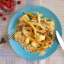 Yellow Wax Beans and Cauliflower