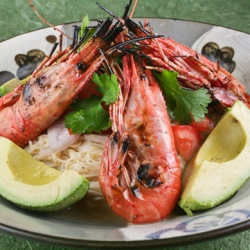 Grilled Pacific Spot Prawns