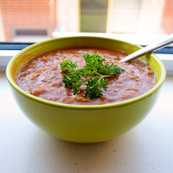 Chilled Avocado Tomato Soup