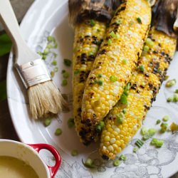 Grilled Corn with Miso Butter