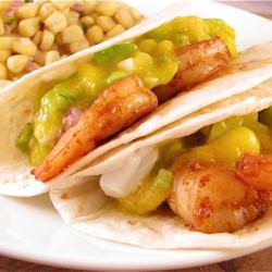 Chipotle Shrimp Tacos with Salsa