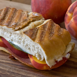 Peach Caprese Panini