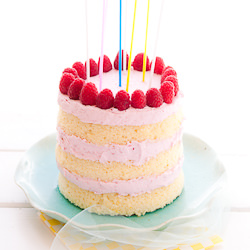 Raspberry Lemon Lime Layer Cake