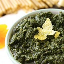 Lemon & Almond Basil Pesto