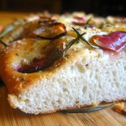 Easy Grape and Rosemary Focaccia