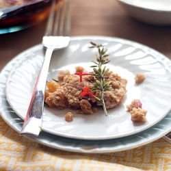 Plum and Nectarine Crisp