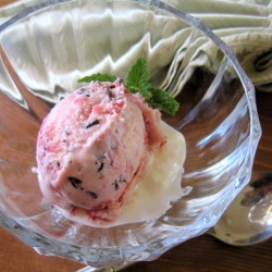 Strawberry Stracciatella Ice Cream