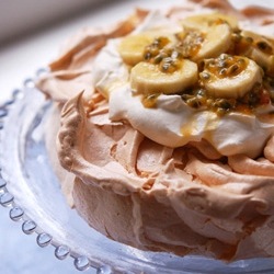 Banana & Passionfruit Pavlova