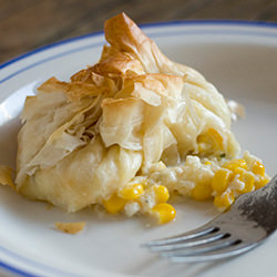 Sweet Corn and Cheese Pastries