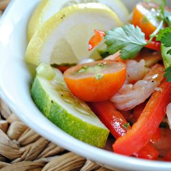 Tangy Shrimp & Summer Vegetables