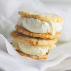 Lemon Ice Cream Sandwiches