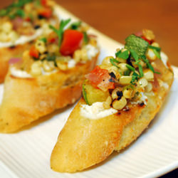 Summer Veggie Crostini