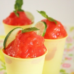 Mango Strawberry Snow Cone