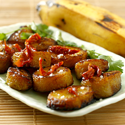 Pan Fried King Bananas