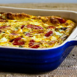 Breakfast Casserole with Tomato