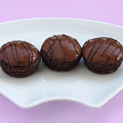 Chocolate Mousse Brownie Bites